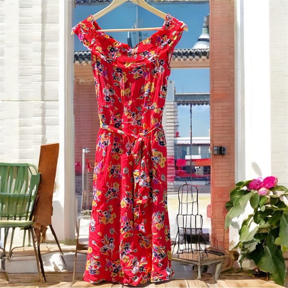 Anthropologie Conversations Colloquial MIDI Dress NWT